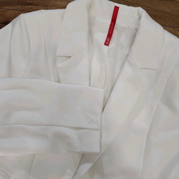 NWT SPANX‎ Ponte Crop Blazer Powder White Size XL